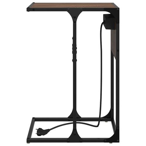 Stolik nocny Brązowy dąb 41.5 x 26 x 60.5 cm na Arena.pl