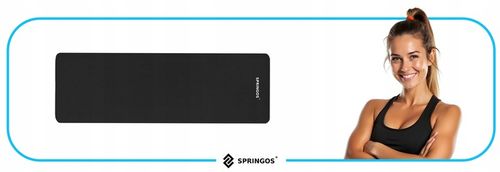 MATA DO JOGI GRUBA ANTYPOŚLIZGOWA DO ĆWICZEŃ PILATESU WYTRZYMAŁA YOGA 180cm na Arena.pl