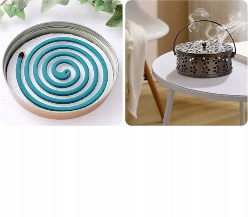 Pojemnik Stojak Uchwyt Na Spiralę Szpulę Kadzidła Na Komary Retro Kemping na Arena.pl