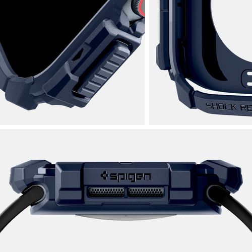 spigen rugged armor apple watch 10 (46 mm) navy blue na Arena.pl