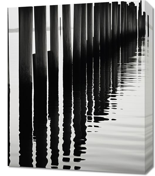 Obraz 50x60cm Rytm Wody i Drewna zdjęcie 1