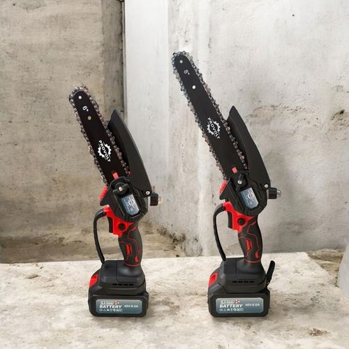 PIŁA ŁAŃCUCHOWA BEZSZCZOTKOWA AKUMULATOROWA PILARKA 6" + 8" CALI 2 AKU na Arena.pl