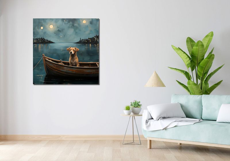 Obraz 90x90cm Przygoda o Północy zdjęcie 2