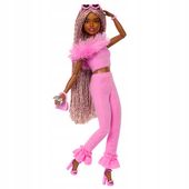 Lalka Barbie Deluxe Style w pastelowej stylizacji z blond włosami HYV28