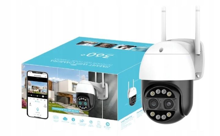 Kamera Zewnętrzna WiFi Obrotowa Dwa Obiektywy 2x4MP zdjęcie 3