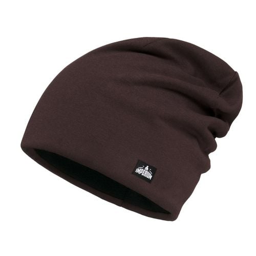 Czapka zimowa męska na polarze Brązowa na Arena.pl