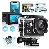WODOODPORNA KAMERA 4K HD WIFI SPORTOWA GO PRO + BEZPŁATNE 17AKCESORIÓW