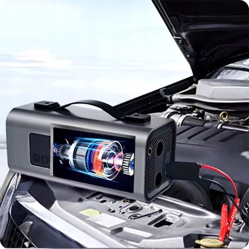 Jump Starter Booster Kompresor Samochodowy Dmuchawa Powerbank na Arena.pl