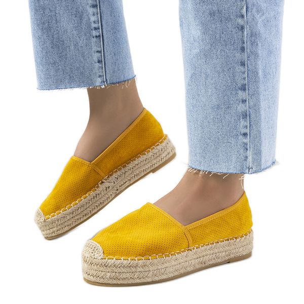 Żółte espadryle ażurowe Capelle r.40 zdjęcie 1