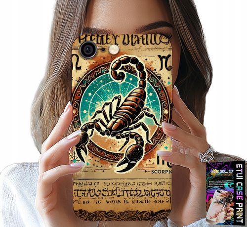ETUI DO IPHONE ( 6 PLUS ) - SKORPION ZNAK ZODIAKU ASTRONOMIA + FOLIA na Arena.pl