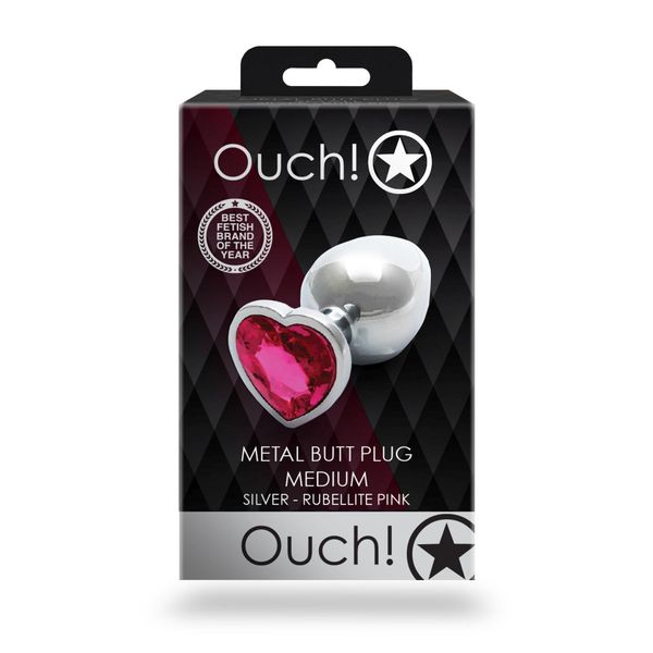 Heart Gem Butt Plug - Medium zdjęcie 2