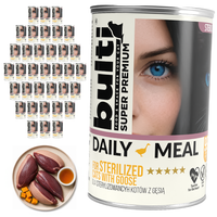 BULTI Daily Meal Sterilized mokra karma dla kota Kurczak z Gęsią 36x400g