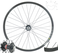 Koło rowerowe przednie czarne 32H MTB Novatec D041SB + Alexrims MD25