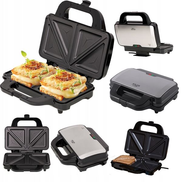 Opiekacz Do Kanapek Tostów XXL Duży Solidny Toster Sandwich 1300W XXL Mocny zdjęcie 1