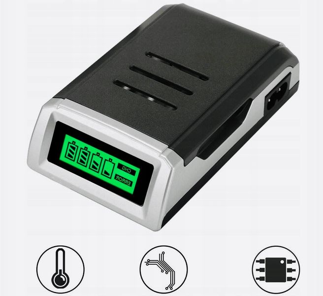 ŁADOWARKA AUTOMATYCZNA DO BATERII AKUMULATORÓW PALUSZKÓW WSKAŹNIK AAA i AA zdjęcie 15