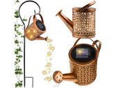 Lampa solarna ogrodowa konewka led ozdobna wbijana girlanda