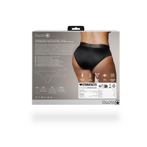vibrating strap-on high-cut brief - xl/xxl na Arena.pl