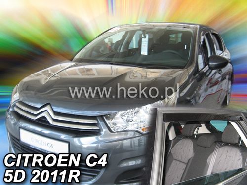 Owiewki Citroen C4 II 5 drzwi hatchback 2010-2017r. Z TYŁAMI na Arena.pl