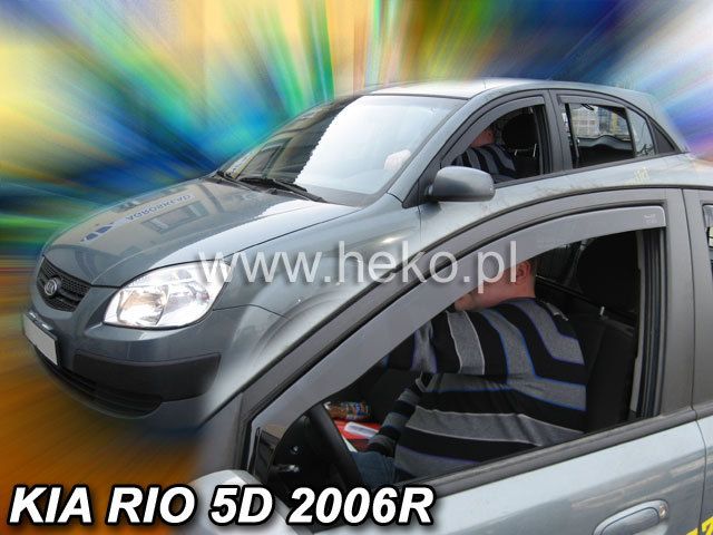 Owiewki Kia RIO II 4/5d. 2005-2011r. PRZODY zdjęcie 2