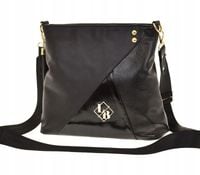 Laura Biaggi – modna torebka shopper czarna M219