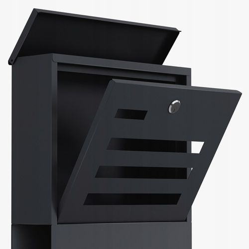 Skrzynka NA LISTY Gazety Pocztę Ulotki Gregman Post 20 Graphite na Arena.pl