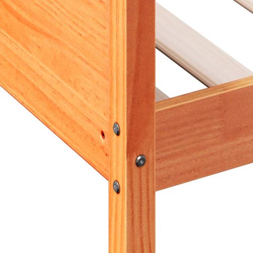 Łóżko dzienne bez materaca, woskowy brąz, 90x190 cm, sosnowe na Arena.pl