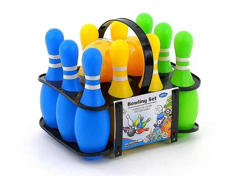 Zestaw kręgli w koszyku zdjęcie 1