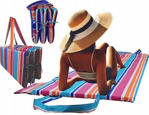 MATA NA PLAŻE KAMIENISTE, MATA PLAŻOWA GRUBA, MATA DO CHORWACJI 180x60x3cm na Arena.pl