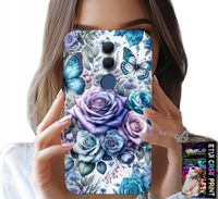 ETUI DO HUAWEI MATE 20 LITE - KWIECISTE WZORY RÓŻEKWIATKI CASE + SZKŁO
