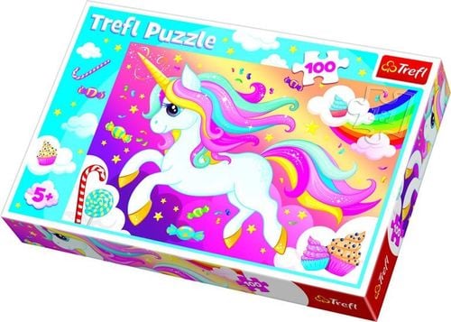 puzzle 100 piękny jednorożec 16386 na Arena.pl
