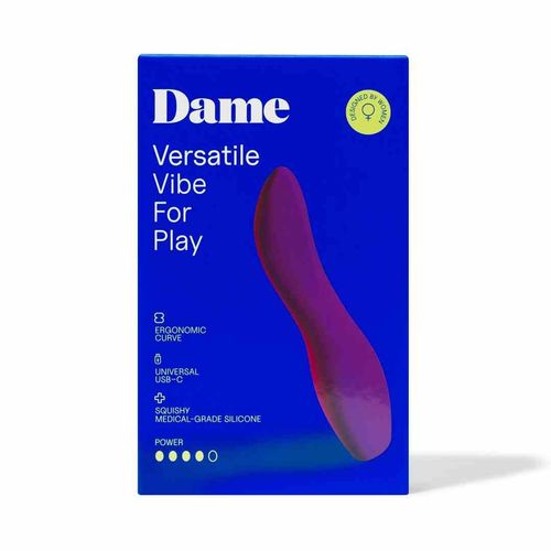 Wibrator Dame Dip 2.0 Śliwkowy na Arena.pl