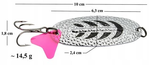 Błystka wahadłowa blacha wahadłówka 14,5g Szczupak na Arena.pl