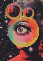 Plakat 67,5x95cm Oko w Kosmosie