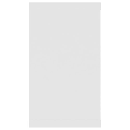 Półki ścienne kostki, 2 szt., białe, 80x15x26,5 cm na Arena.pl