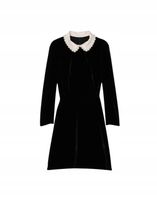 Sandro Sukienka Czarna Paola Woven Rozmiar - 40