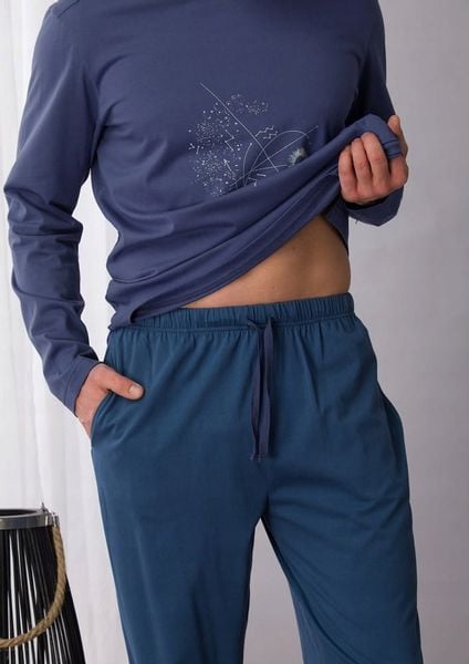 KEY Męska piżama pidżama długa bawełna XXL 2XL zdjęcie 4