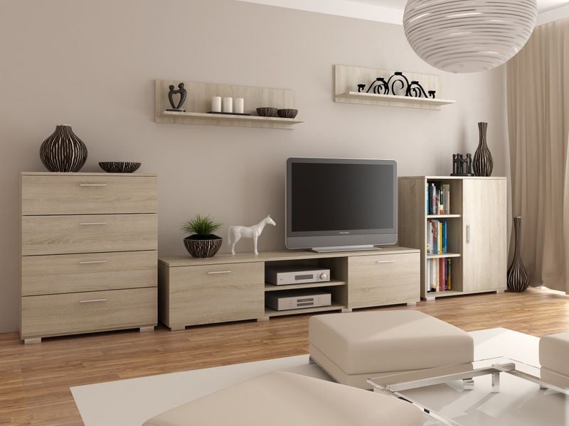 Szopen 2 DĄB SONOMA do salonu pokoju zdjęcie 1