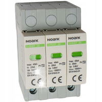 NOARK 112894 OGRANICZNIK PRZEPIĘĆ DO FOTOWOLTAIKI PV 3P T2 1200V Ex9UEP 20