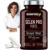 SELEN PRO FORTE Organiczny Na Zdrową Skórę Włosy L-SELENOMETIONINA Tarczyca