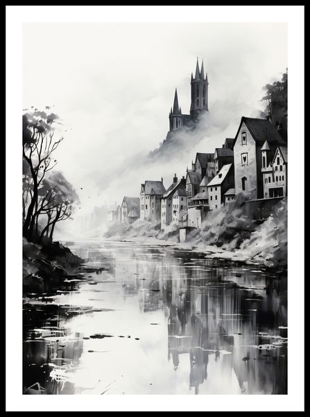 Plakat 50x70cm Mglisty Refleks zdjęcie 3