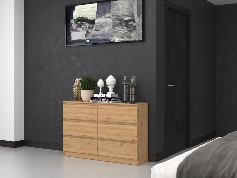 KOMODA MALWA M6 120 - DĄB ARTISAN zdjęcie 7
