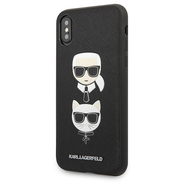 Etui Karl Lagerfeld do iPhone XS, iPhone X, Czarny zdjęcie 2