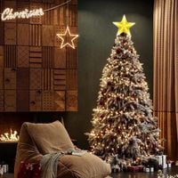 OZDOBA NA CHOINKĘ W KSZTAŁCIE GWIAZDY, DEKORACJA CHOINKOWA,ŚWIECĄCE GWIAZDY