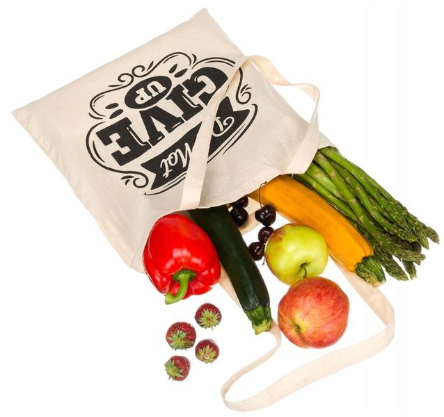 bawełniana torba typu shopper bag zdjęcie 5