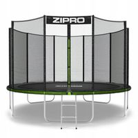 Trampolina ogrodowa z siatką zewnętrzną dla dzieci 374cm 12FT - Zipro