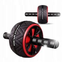 KOŁO DO ĆWICZEŃ MIĘŚNI BRZUCHA ROLLER CROSSFIT RED