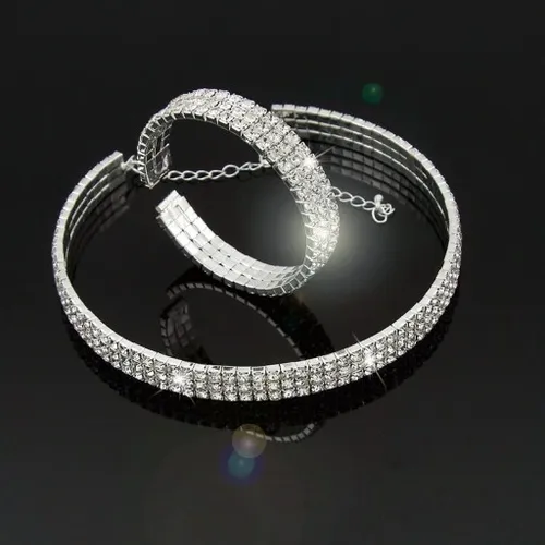 KOMPLET SREBRNY Z CYRKONIAMI BIJOUX 3 na Arena.pl