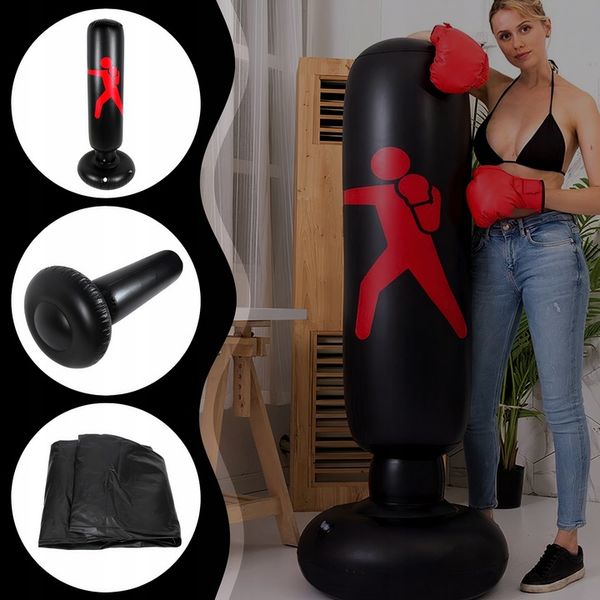 DMUCHANY WOREK BOKSERSKI TRENINGOWY STOJĄCY 160cm zdjęcie 10