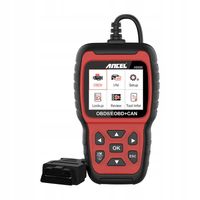Ancel AS500 AC105 samochodowy skaner tester diagnostyczny OBD2 LCD polski