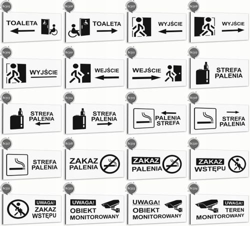 Tabliczka informacyjna BIAŁA dibond RECEPCJA NADRUK UV na Arena.pl